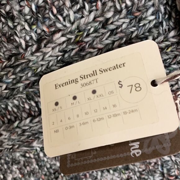 Matilda Jane size M/L Evening Stroll bulky sweater. NWT - Picture 5 of 10